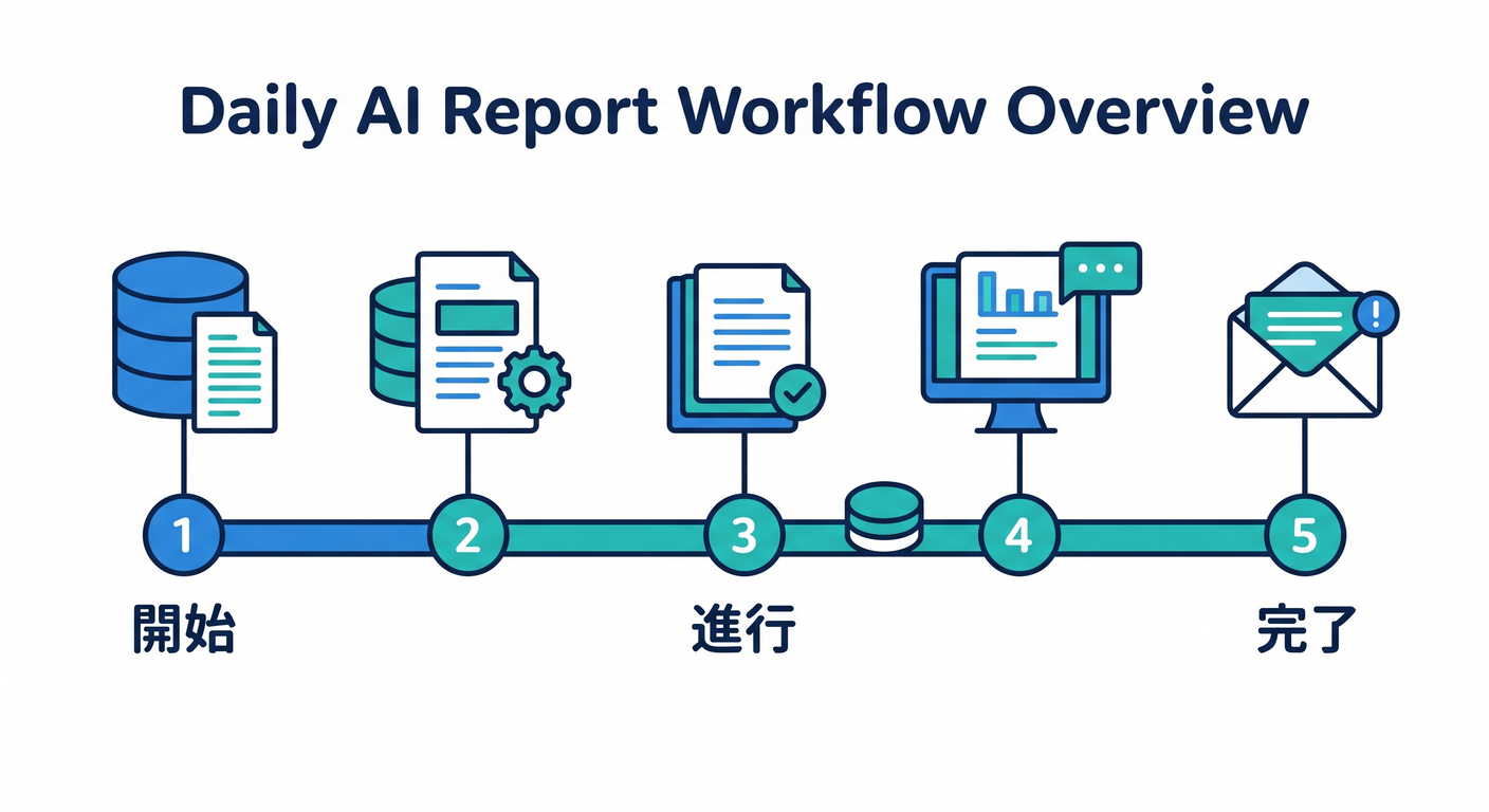 Daily AI Report Workflow Overview
