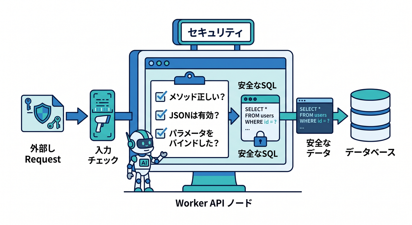 Security checks in the Worker API