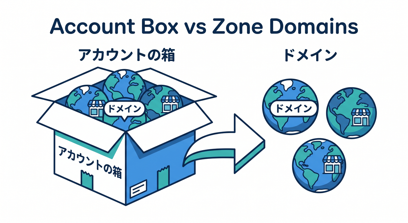 Account vs Zone Box