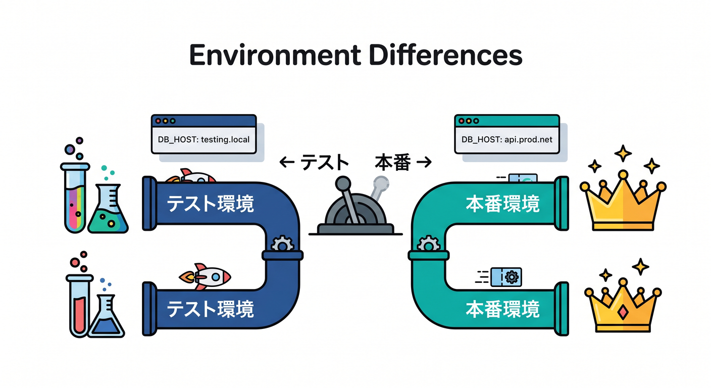 Environment Differences