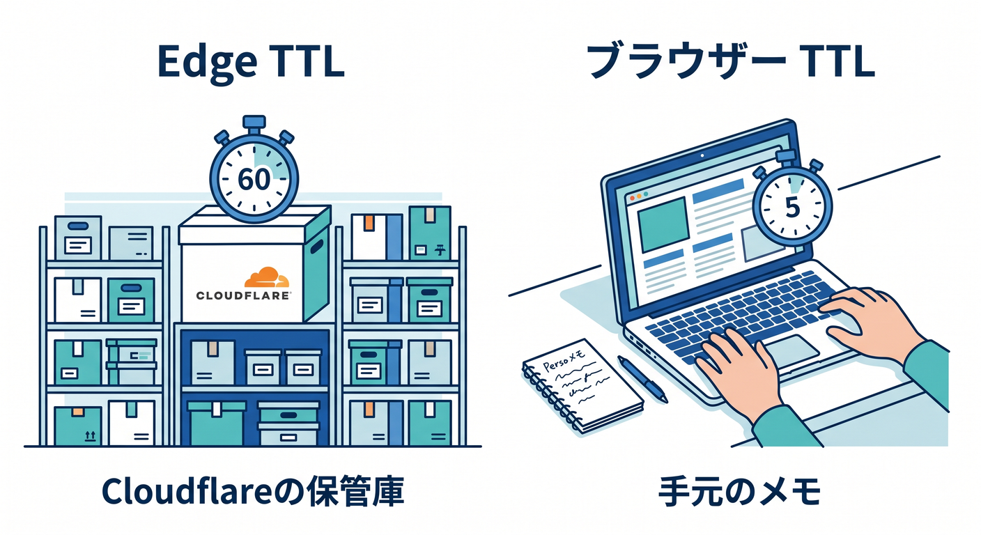 Edge TTL vs Browser TTL