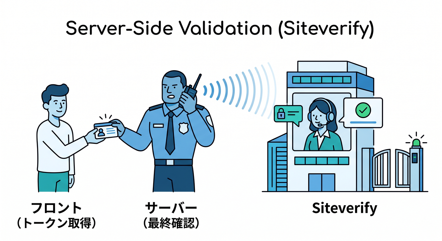 Server-Side Validation (Siteverify)