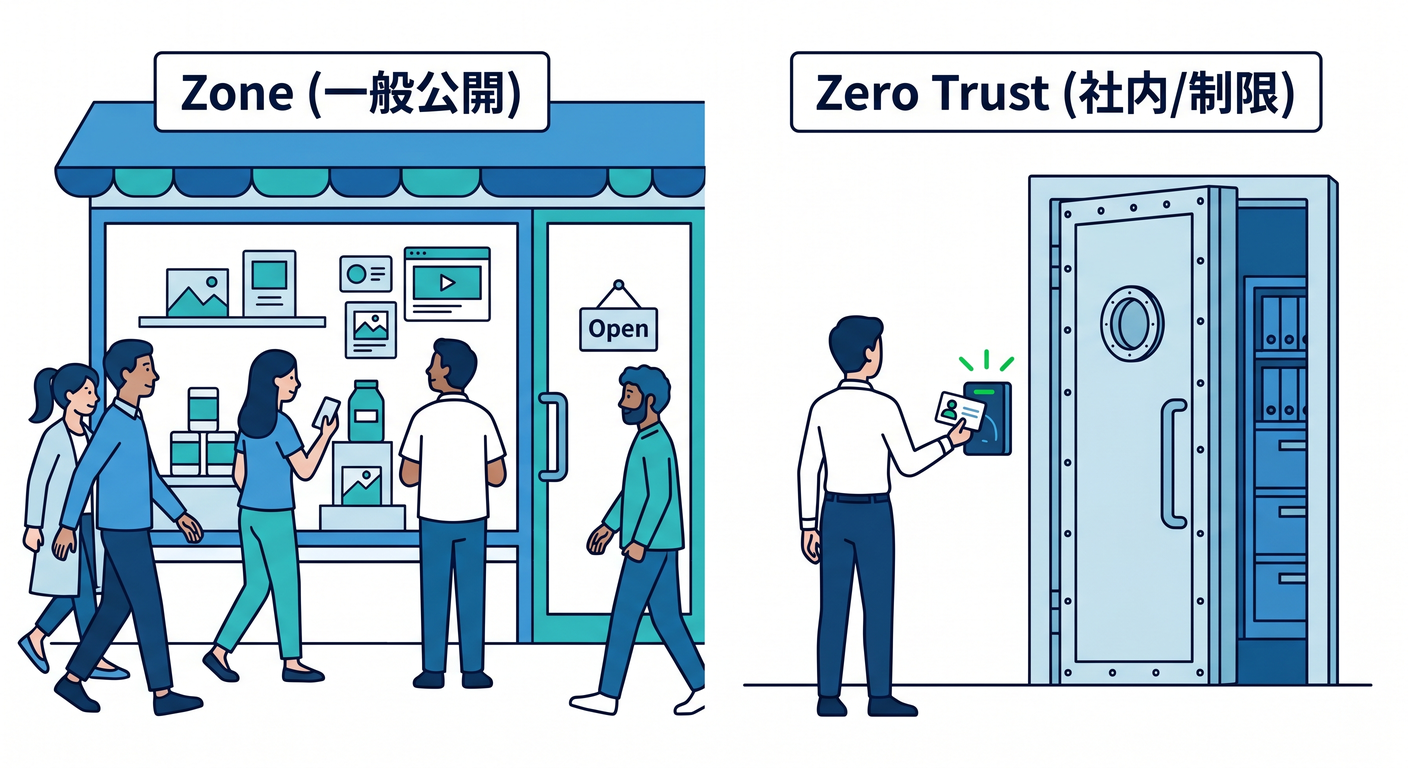 Zero Trust vs Zone