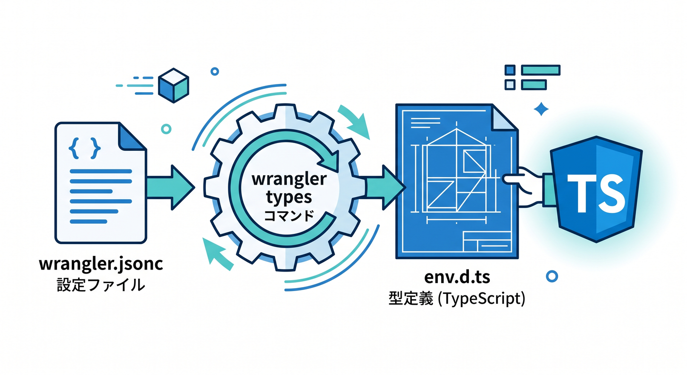 Typescript wrangler types generating types