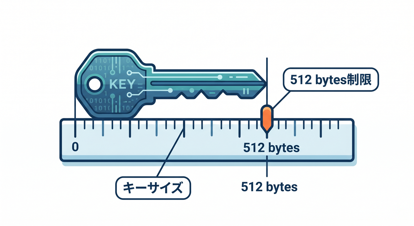 Key size limit