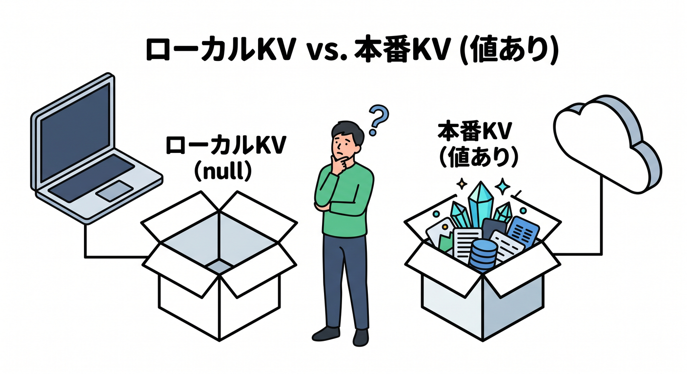 Local vs Remote KV difference