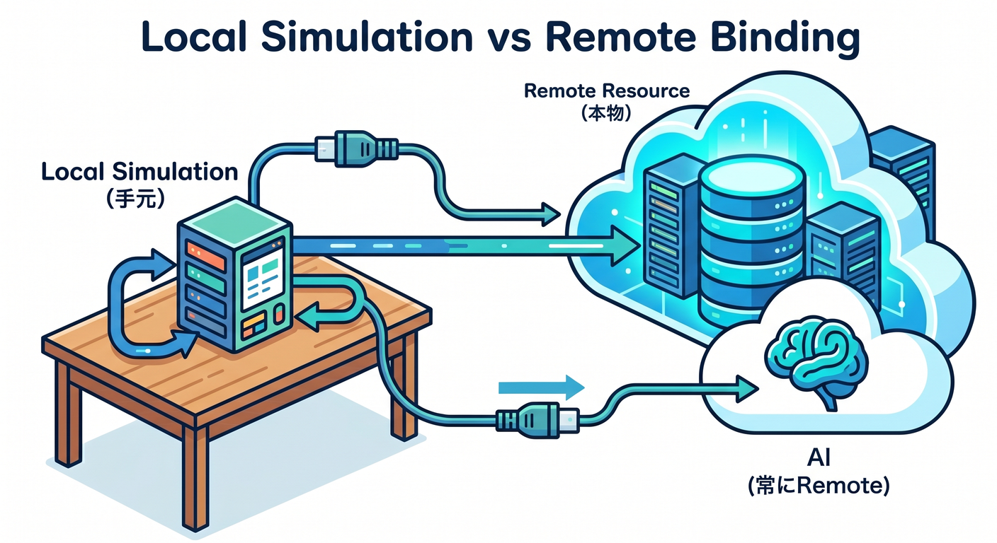 local vs remote binding