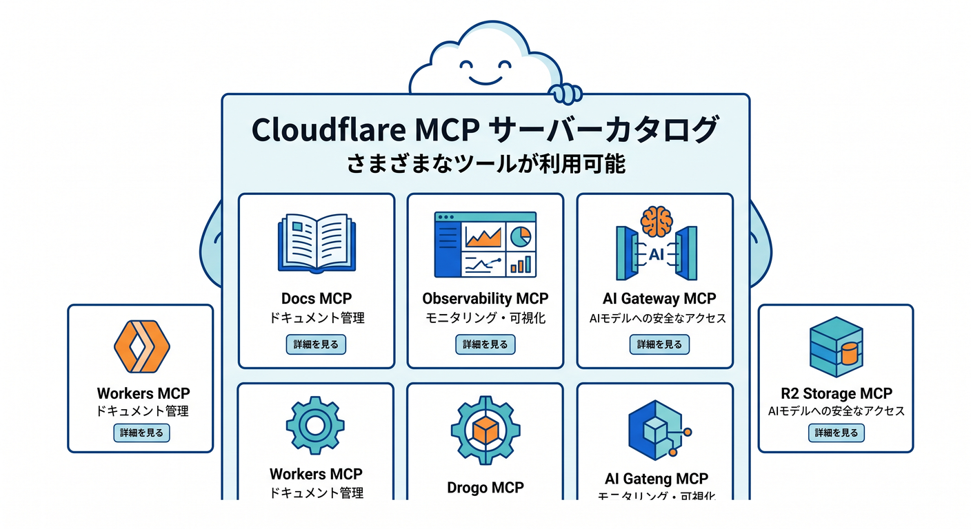 Cloudflare's MCP server catalog