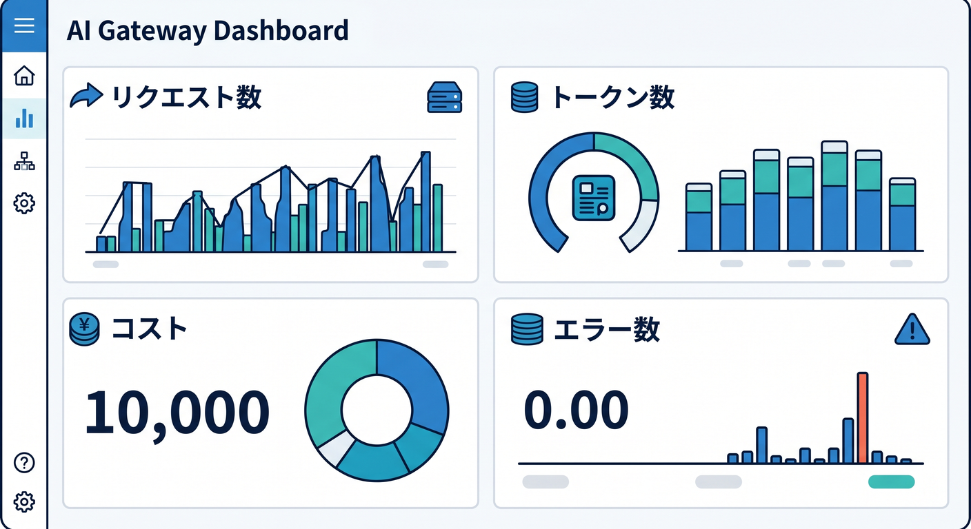 What you can see in the AI Gateway Dashboard