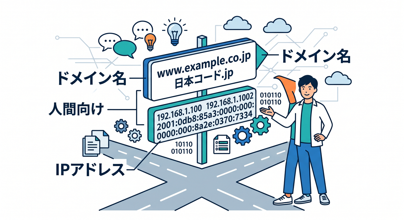Domain names vs IP addresses