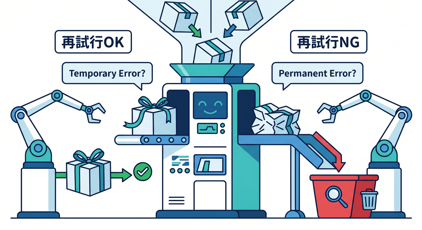 Differentiating between retriable and non-retriable errors
