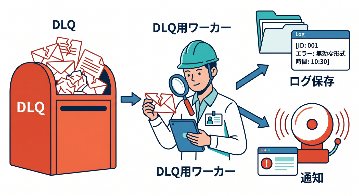Processing messages in the DLQ