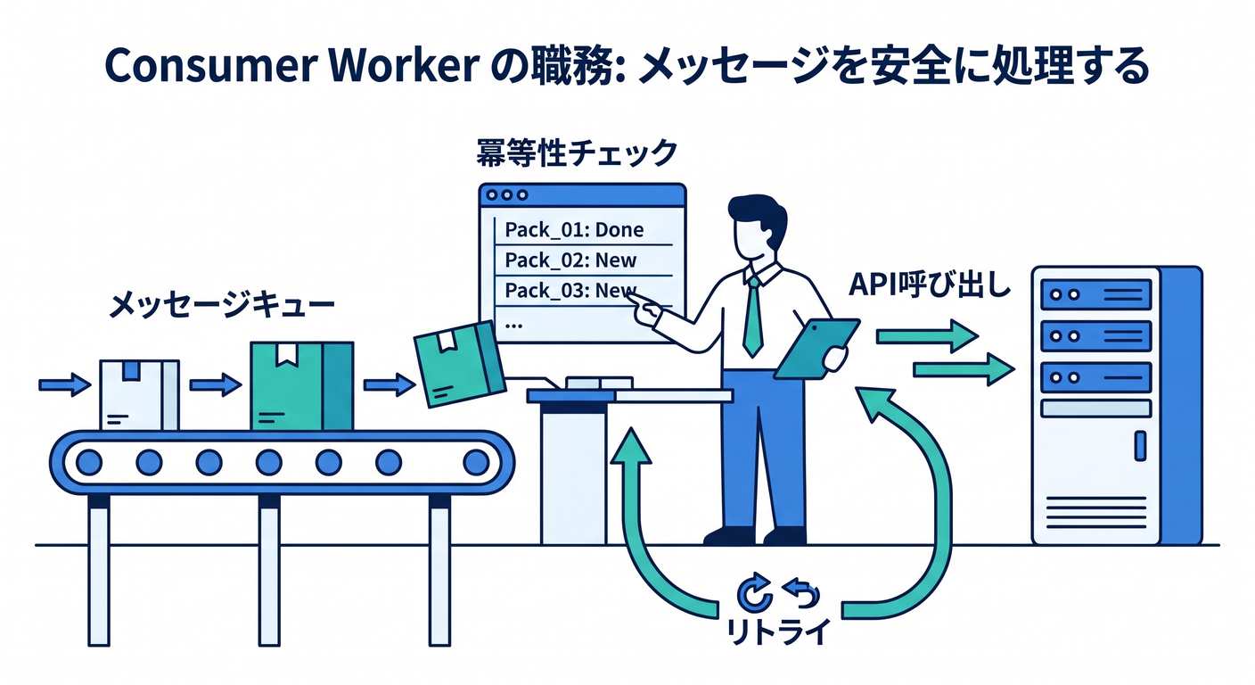 Consumer Worker responsibilities