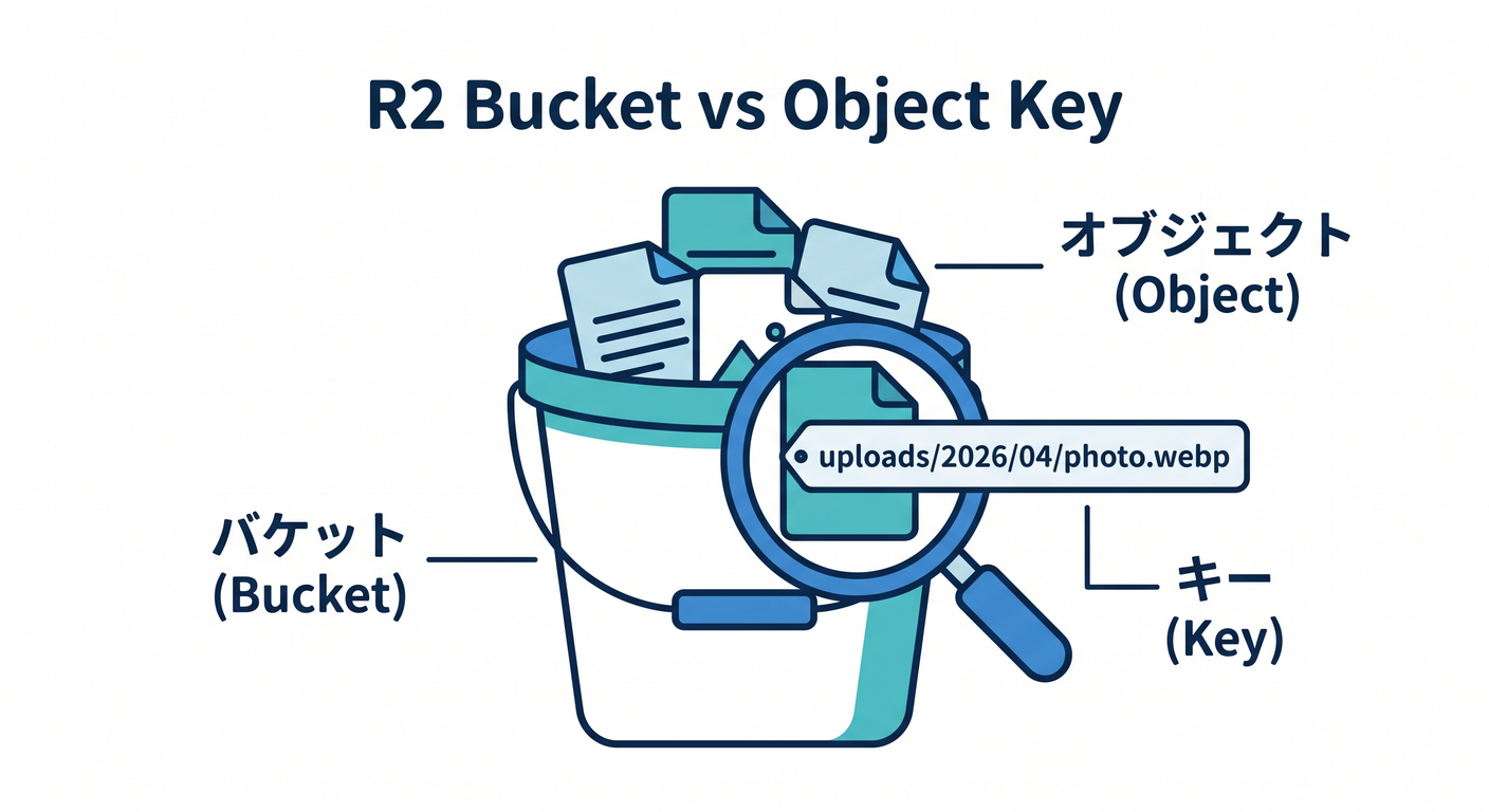 R2 Bucket vs Object Key
