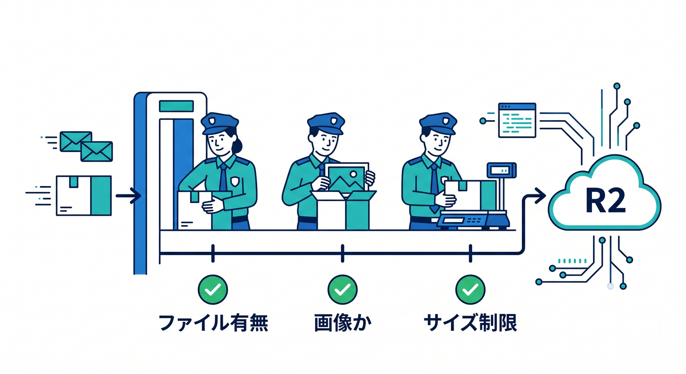 Upload validation checks