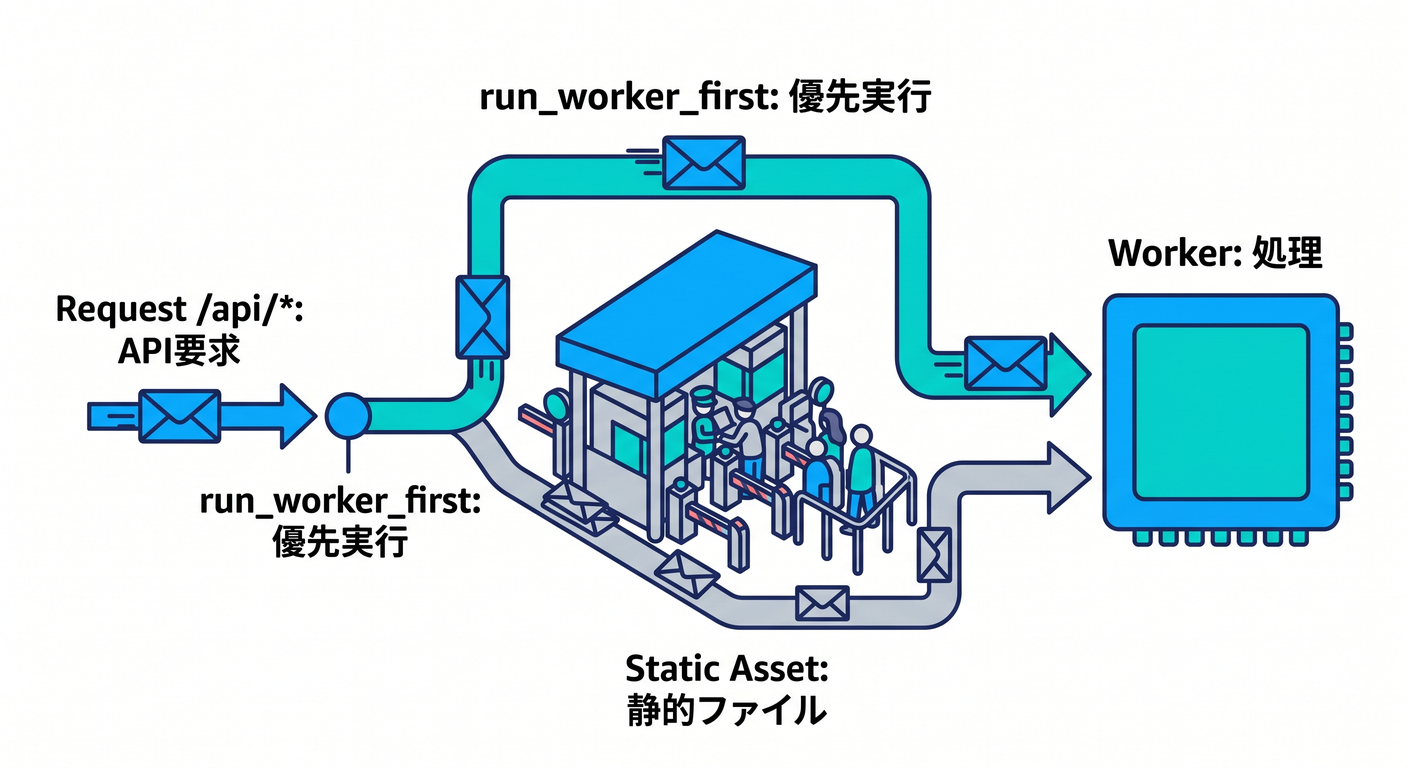 The effect of run_worker_first setting