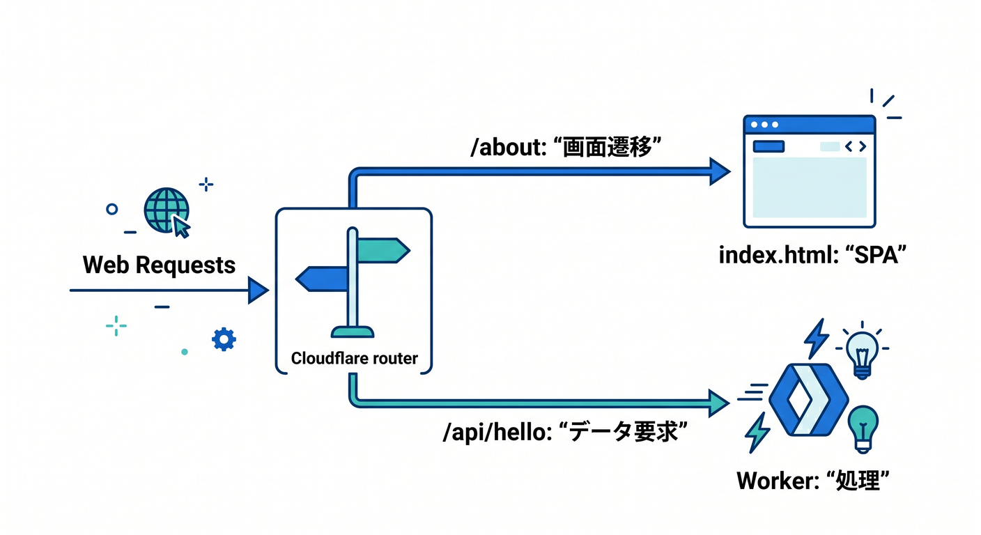 SPA routing vs API routing on Cloudflare