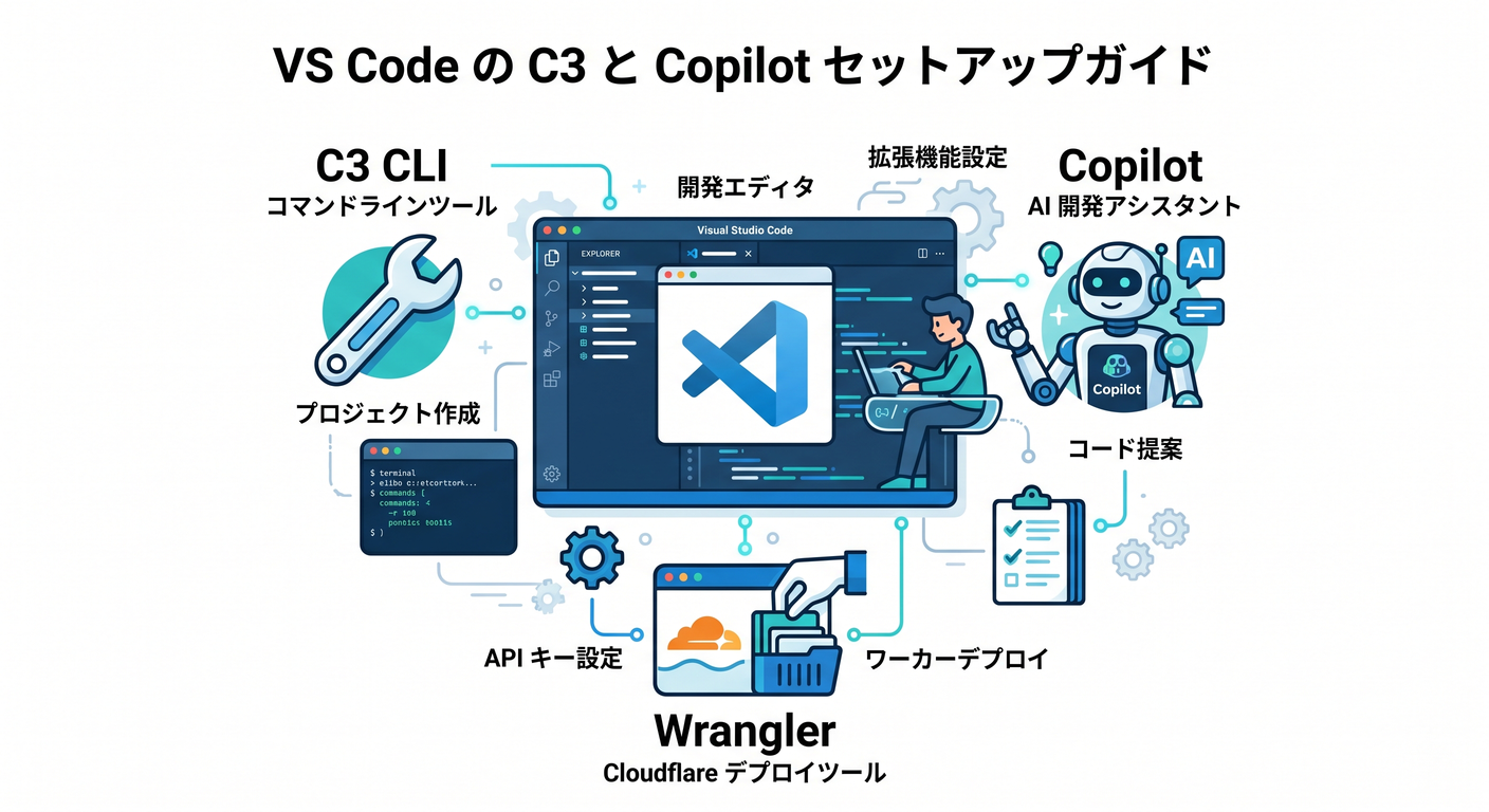 Setting up VS Code with C3 and Copilot