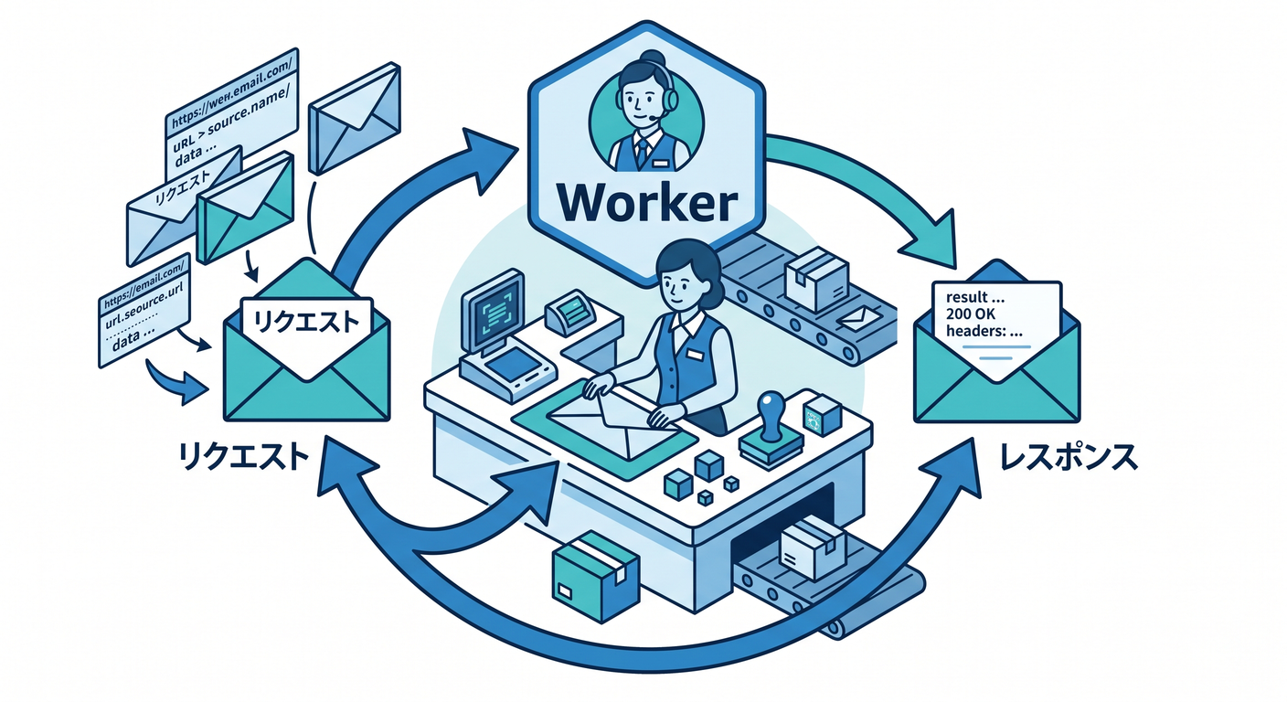 Worker Request and Response Flow