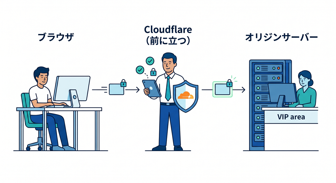 Cloudflare Proxy Flow