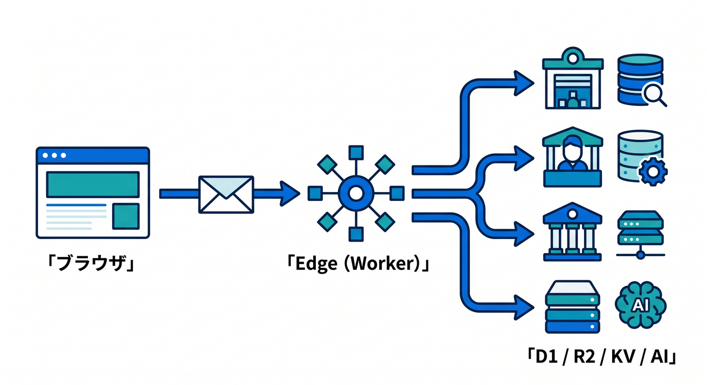 Cloudflare Architecture Flow