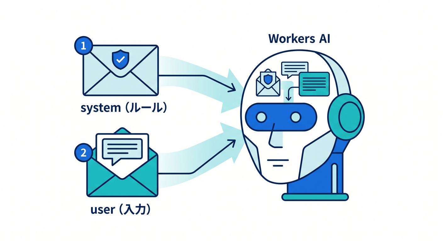 Using messages format for AI roles