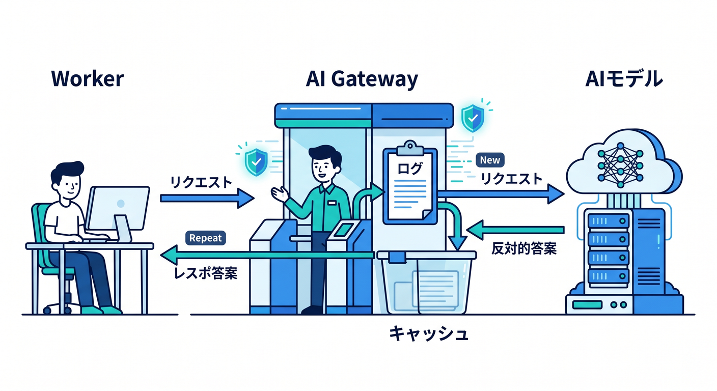 AI Gateway adding analytics, cache, and protection